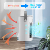 Mini enfriador de aire, humidificador doméstico, ventilador de enfriamiento por pulverización, ventilador de aire acondicionado portátil - details 1