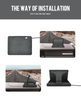 Monitor De Coche Plegable KTYDKP Con Entrada De Video Bidireccional Para Cámara De Retrovisora De Parqueo Y Reversa Pantalla TFT De 5 Pulgadas - details 7