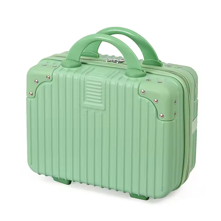 Maleta de Diseño para equipamiento de mano, Maleta para Mujer con contrastes, equipamiento de embarque, Caja de Cosméticos de 14 pulgadas, Maleta Pequeña, mini Maleta de Recuerdo, Caja de contraseña pequeña y Ligera, caja de viaje - 1
