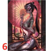 Póster De Anime Overwatch Widowmaker Arte De Pared Para Sala De Estar Decoración De Casa Material De Lienzo Sin Marco - details 2
