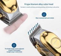 Hiena HYN-202 Recortadora De Pelo Profesional Con Corte De T-Blade Para Hombres Kit De Corte De Pelo Inalámbrico Recargable Con Pantalla LED Ajuste De Longitud Eléctrico - details 3