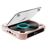 Reproductor De CD Bluetooth Con Pantalla LCD Mini Reproductor De CD Para Coche Con Reproducción USB AUX Batería De 1200 mAh Para Hogar Y Coche Color Pink/Black/White Opcional - details 10