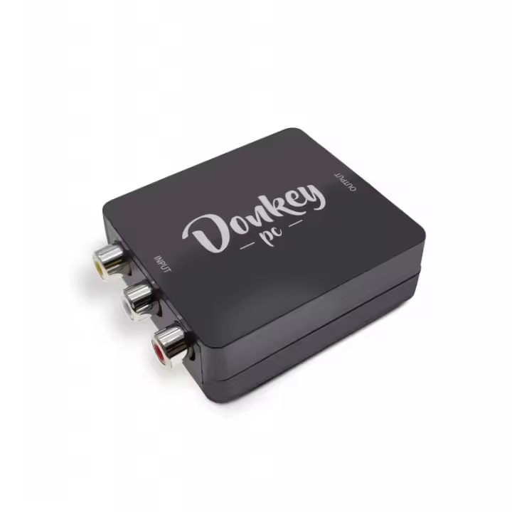 Donkey pc Conversor RCA a HDMI. Conmutador HDMI de señal 720 / 1080P. Convertidor VHS a Digital. Conversor VGA a HDMI. DONKAVHDMI Tarjetas pci - 1
