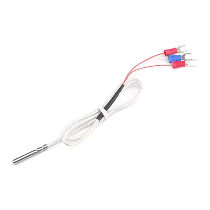 Sensor De Temperatura PT100 Con Cable De 1m/2m Probar Termocoplante Impermeable Para Medición De Altas Temperaturas - 1