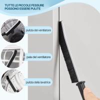 De mango Largo de mano, Hogar Cocina Groove Gap Ventana Puerta azulejo ranura de Cerdas de limpieza (5 piezas) - details 3