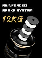 Carrete De Pesca Spinning 2024 12KG Max Drag Manillar De Metal 5.2:1 Para Agua Salada Accesorios De Pesca Carrete De Coil - details 3