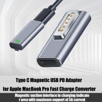 Adaptador PD Magnético USB Tipo C Para Magsafe 1 2 MacBook Air pro Con Indicador LED Carga Rápida Convertidor De Enchufe Magnético Material De Estructura De Aleación De Aluminio - details 9
