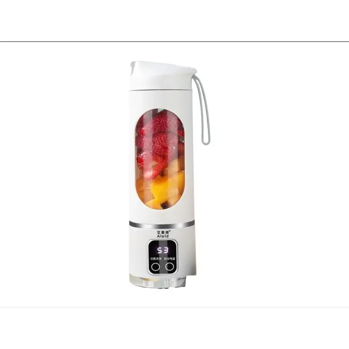 PORCHEDDU Licuadora y Exprimidor Portátil Recargable por USB-Manual de Limpieza, Perfecto para Bebidas de Frutas y Verduras, Batidos - Capacidad de 10,14 oz at 16,91 oz - 1