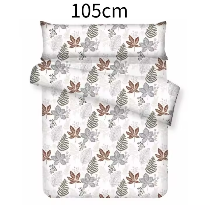 Nordic Floral Printed Duvet Cover Set - 105/135/150cm, Soft & Breathable, Stylish Bedding Decor, Easy Care, Multi-Size Options, Cozy Home Essentials - 1