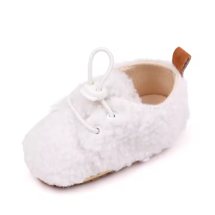 Zapatos De Invierno Para Bebés Suaves De Algodón Con Suela TPR Antideslizante Calientes Pre-walk Sneaker Para Niños Y Niñas Recién Nacidos BHM3143 - 1