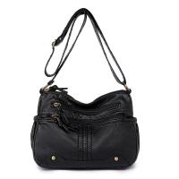 Bolso De Hombro De Lujo Con Varios Bolsillos En Cuero PU Suave Para Mujer Bolso Cruzado Vintage Bolsa De Compras Sac a Mains - details 0