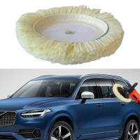 Kit De Pads De Lijado Natural De Lana 2pcs Para Compuesto Corte Reparación Del Cuerpo Del Coche Disco De Lijado De 3/4/5/6/7 Pulgadas - details 7