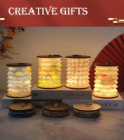 Lámpara De Noche Portátil Plegable USB Estilo Japonés Creativa Para Regalo Decoración De Habitación Y Estudio Luz De Mesa LED - details 0