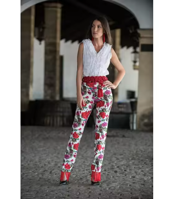 Pantalon Geranio Flecos Kahyra Kahyra P0107A - 1