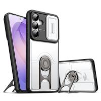 Nueva Funda Multifuncional Para Samsung Galaxy A57 A56 A16 A17 A26 A35 A55 A36 A37 Con Anillo De Metal Soporte Lente Deslizante Protector De Teléfono - details 8