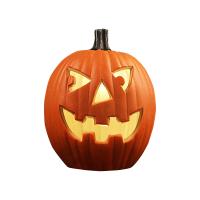 1Pc Decorativo Calabaza Halloween Luces De Lámpara Decoración De Calabaza Para Exterior Estilo Moderno Cerámica Y Enamel - details 3
