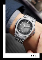 Reloj De Hombre PENGAGAR Lujo Militar Quadrado Impermeable Luminoso Con Fecha Y Día De La Semana Acero Inoxidable Reloj De Cuarzo Con Estuche - details 12
