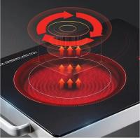 Super Crest Cocina de Inducción inteligente 3500W, Cocina eléctrica de cerámica táctil, resistente al agua, temperatura ajustable, cocina de onda de luz electromagnética - details 3