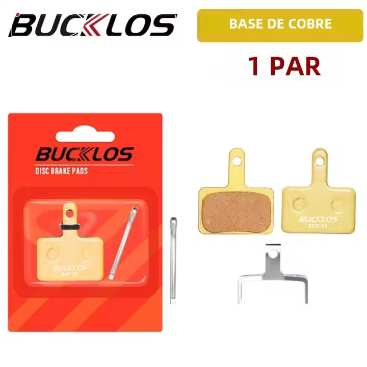 BUCKLOS Pads De Bicicleta Para SHIMANO B01S Resistente Al Desgaste Para Frenos De Disco Hidráulicos Metálicos Y Resina MT200 M315 M375 - 1