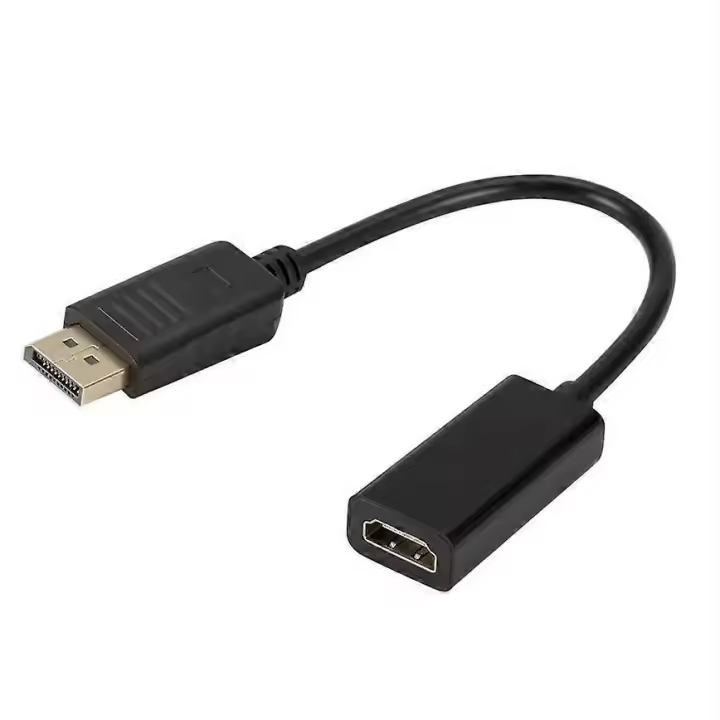 Adaptador de cable compatible con DP a HDMI, macho a hembra, para ordenador portátil HP/DELL, convertidor de cable DisplayPort a HDMI 1080P. - 1