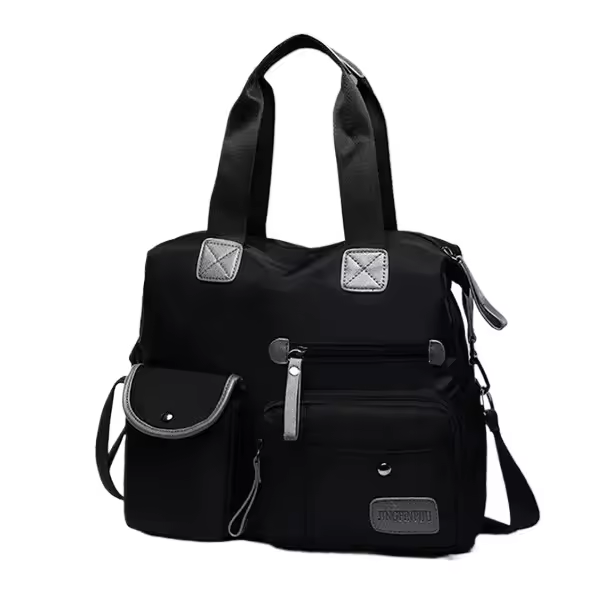 Bolso de mano multición para Mujer, Bolsa de gran capacidad, informal, resistente a Agua, de Nailon, Bandolera - 1