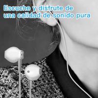 EasySpeed Auriculares intrauditivos con graves puros - con funcionamiento de un toque y micrófono, puerto USB-C, compatibles con teléfonos móviles con entrada Jack - details 4