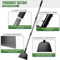 Shovel Plana Para Limpieza De Exterior Y Jardín Escarificador De Hielo Y Malezas Herramienta Para Caminos Eliminación De Nieve Y Escarificador De Piso - details 5