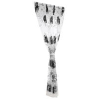 1pc Cortinas De Tulle Floral Para Sala De Estar Blancas Cortinas Transparentes Para Dormitorio Puerta Cortinas Cortas Para Ventana De Cocina Decoración De Puerta - details 1