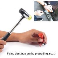 Kit De Herramientas Para Reparación De Golpes En Coche Universal Herramienta De Borrado De Golpes Sin Pintura Martillo De Goma Para Reparación De Golpes En El Cuerpo Del Vehículo - details 3