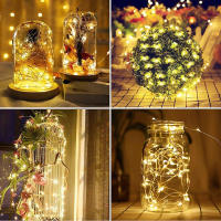 Luces Solares De Fairy Warm White Cadena De Luces Exterior Impermeable Con 8 Modos LED Twinkle Para Jardín Ceremonia Boda Árbol - details 3