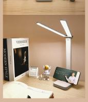 Lámpara De Escritorio LED Táctil Recargable USB Con 3 Niveles De Iluminación Protección Ocular Plegable Para Dormitorio Lámpara De Noche Para Mesa - details 14
