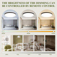 Lámpara De Techo LED Regulable Para Cocina Baño Sala De Estar Dormitorio Iluminación Contemporánea 220V Panel Luminaire Self-Contained - details 11