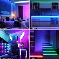 Tiras LED Bluetooth Control Por Teléfono Con 24 Teclas Iluminación De Neón Para Decoración De Dormitorio Luz De Fondo De TV DC5V Decoración De Habitación - details 7