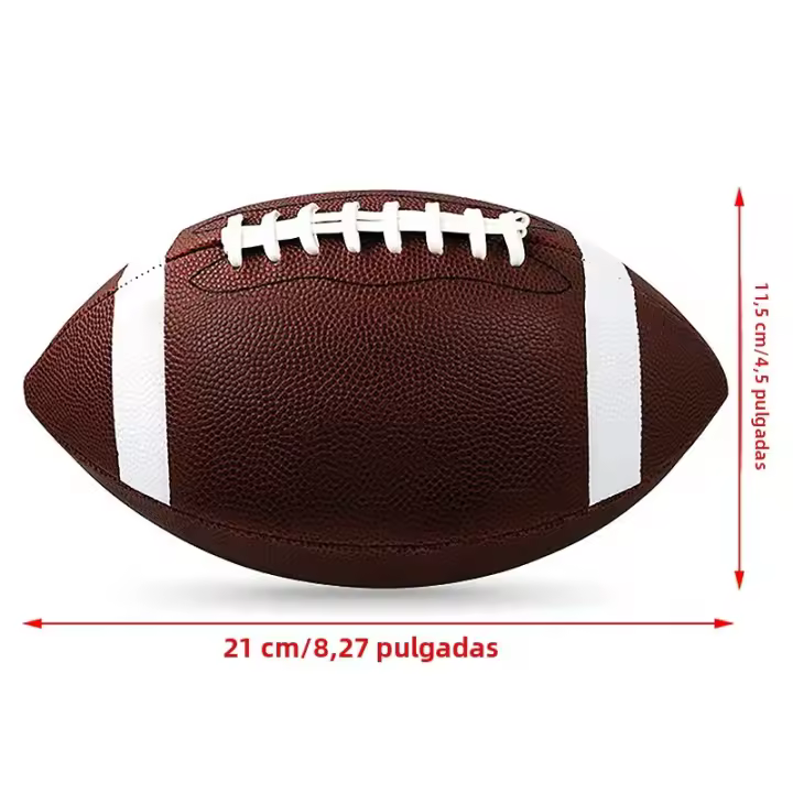 Fútbol Inflable PVC De 8.5 Pulgadas Para Hombres Mujeres Y Niños Juego Deportivo Estándar De American Football Rugby - 1