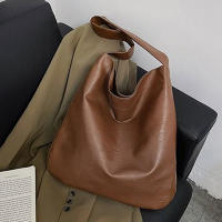 Bolso De Hombro Para Mujer Yogodlns Vintage Gran Capacidad De PU Suave Bolso De Mano Y Bolsa De Armpita Diseñador Bolso De Mujer - details 13