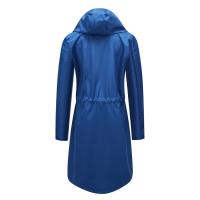 Abrigo De Trench Para Mujer Con Capucha Y Mangas Largas De Color Sólido Estilo Británico Elegante Con Rayas Y Chaqueta Recta Impermeable Para Todas Las Estaciones - details 31