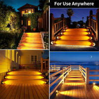 Lámpara Solar LED De Escalera Exterior Impermeable Para Decoración De Balcones Patio Puerta Frontal Y Valla Iluminación De Camino Moderna ABS IP65 - details 17