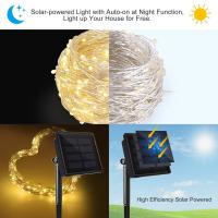 Luz De Fairy Solar LED Para Navidad Y Bodas 32M 22M 7M Con 300/200 LED En Hilo De Cobre Decoración De Navidad Y Fiesta Luz Solar IP65 Impermeable - details 3
