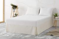 Cubre Canapé Volante con Faldón Elástico Beige Estilo Fuelle - Protector Estiloso y Funcional de Samaruc- Mommata - details 1