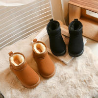 Botas De Nieve Para Niños Y Niñas Antideslizantes Resistentes Al Desgaste Con Pelo Cálido Suela Gruesa Y Suave Para Invierno - details 14