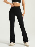 Pantalones De Yoga Para Mujer Cintura Alta Bootcut - Leggings Flared Para Ejercicio Y Ropa Casual - Activewear Cómodo Y Estiloso - details 8
