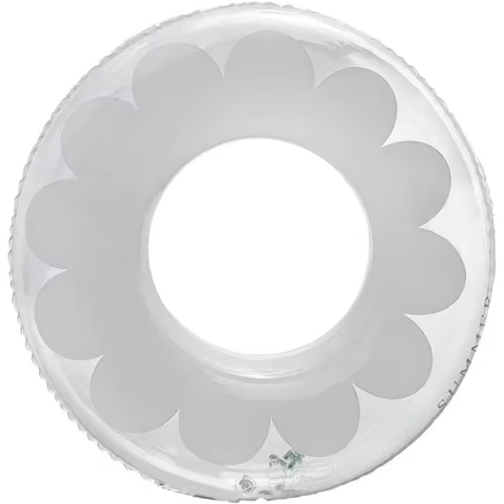 Flotador de flores transparente, anillo de natacion, anillo de natacion, decoraciones para Fiesta - 1