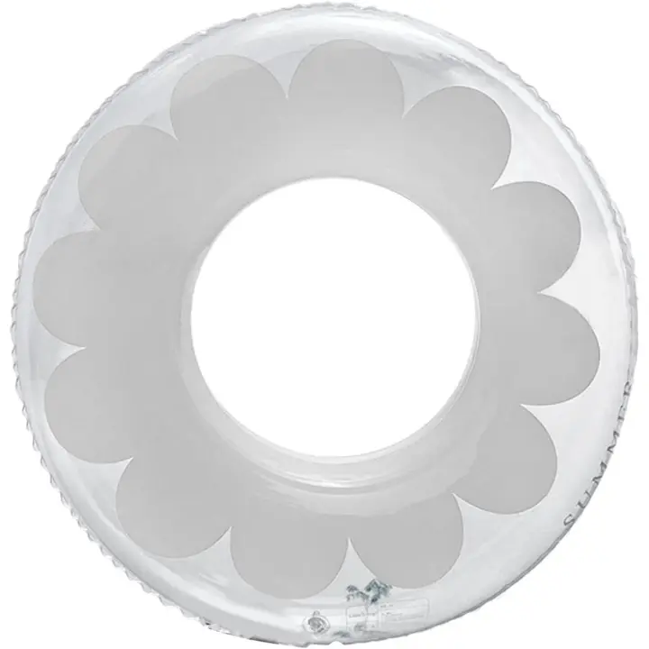 Flotador de flores transparente, anillo de natacion, anillo de natacion, decoraciones para Fiesta - 1