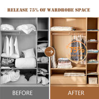 Bolsas De Almacenamiento De Vacío Plegables Y Reutilizables a Prueba De Polvo Para Ahorrar Espacio Con Bomba De Mano Organizador Para Ropa Fundas Para Cojines Y Edredones - details 8