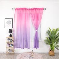 2pcs Cortinas De Voile Transparente Gradiente Para Dormitorio Y Hotel Estilo Pastoral Francés Rústico Cortina De Tule Para Ventana - details 10