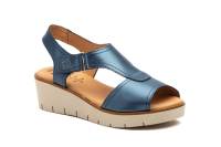 Sandalia cuña de piel para mujer plantilla gel Tallas 36 a 41 Hecho en España Modelo 3308 Alto Estilo - details 1