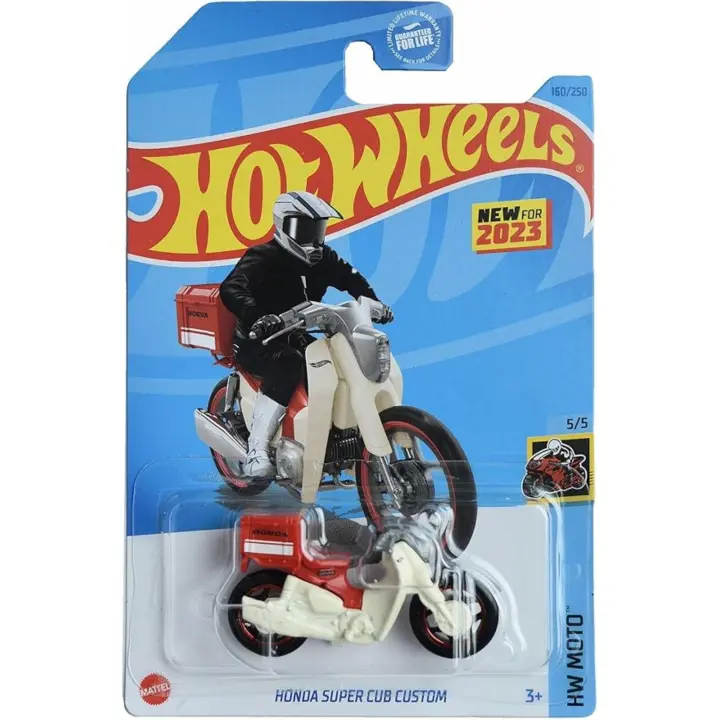 MATTEL : Hot Wheels - Honda Super Cub Custom - HW Moto - Vehículo para jugar - Coleccionable - Regalo Original - Edad recomendada mayores de 3 años - 1