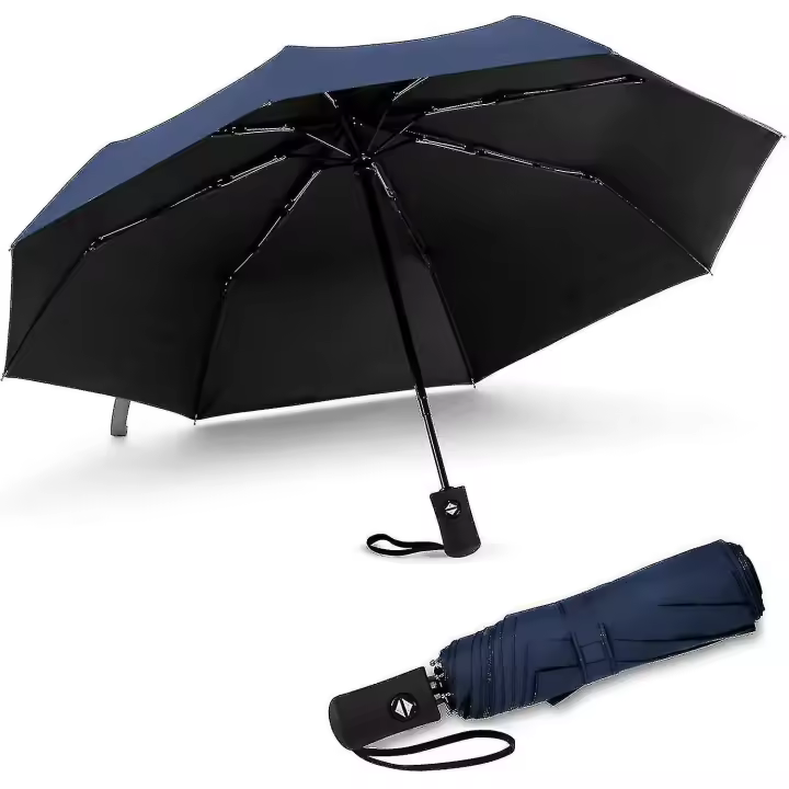 Stormproof hasta 140 km/h, Paraguas plegable a prueba de la Tormenta de Viento, Ope Automático - 1