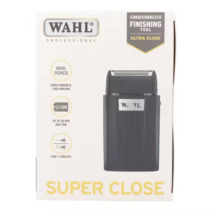 Wahl maq super close cord/cordless, wahl super close cord/cordless shaver es una afeitadora compacta que, por lo tanto, es ideal para llevar contigo - 1