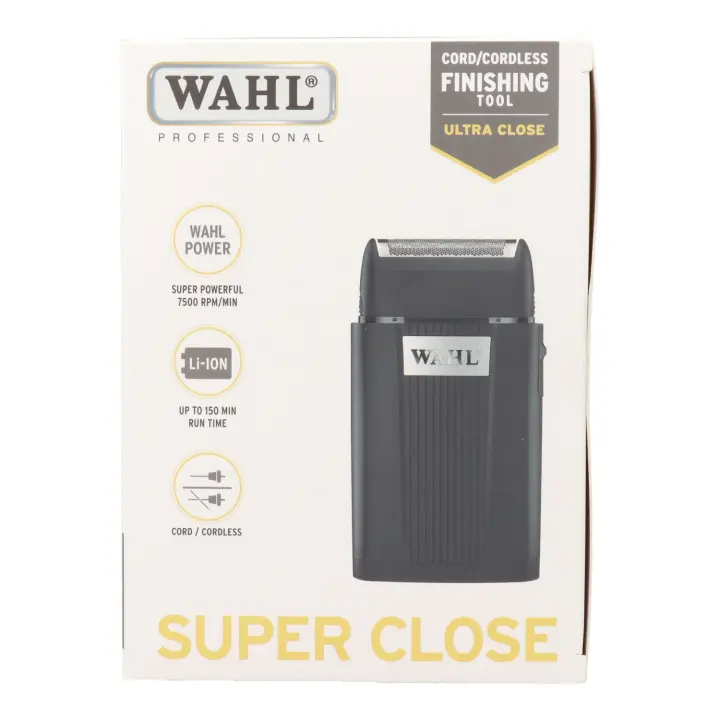 Wahl maq super close cord/cordless, wahl super close cord/cordless shaver es una afeitadora compacta que, por lo tanto, es ideal para llevar contigo - 1